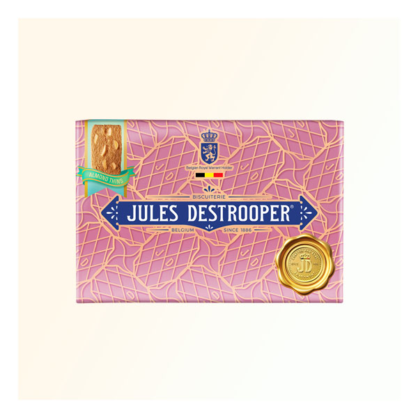 茱莉斯皇冠设计风扁桃仁薄脆饼干礼盒 – 150g