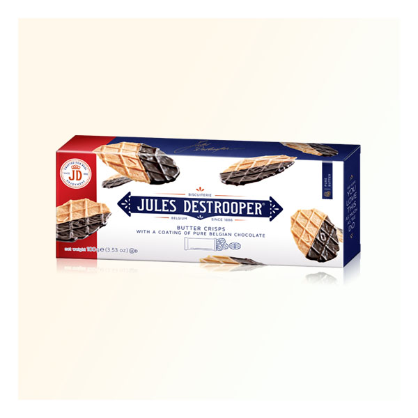 JD 覆比利时黑巧克力黄油脆饼 – 100 g
