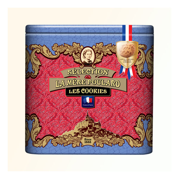 普拉妈妈传统法式黄油焦糖苹果曲奇饼干礼罐 – 320g