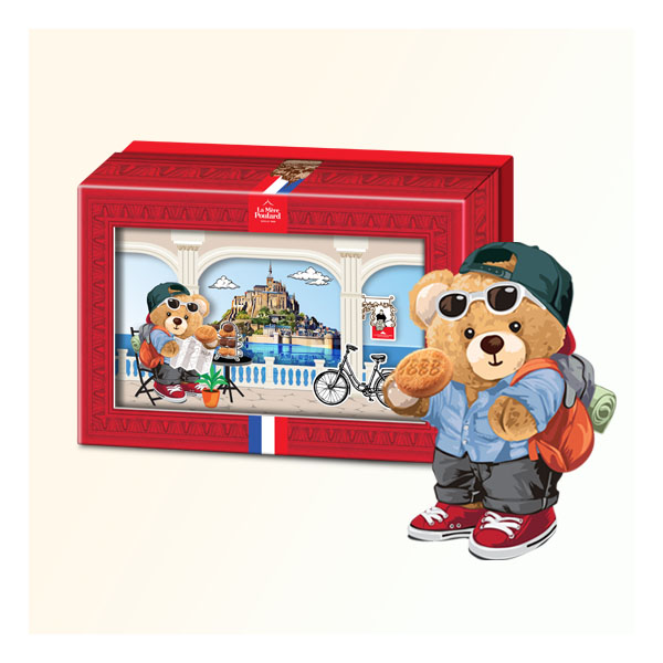 普拉妈妈什锦味黄油饼干（法国圣米歇尔山之旅礼盒装） – 187.5g