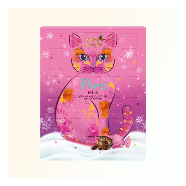 喵趣RFA比利时牛奶巧克力圣诞日历 – 300g