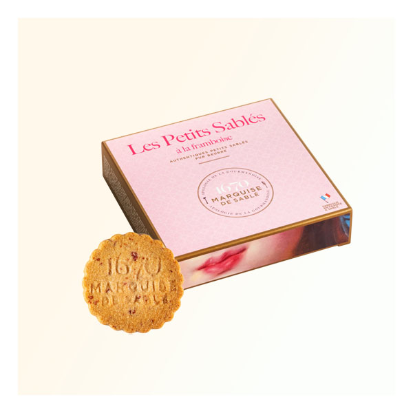 覆盆子脆粒沙布列酥礼盒 – 100g