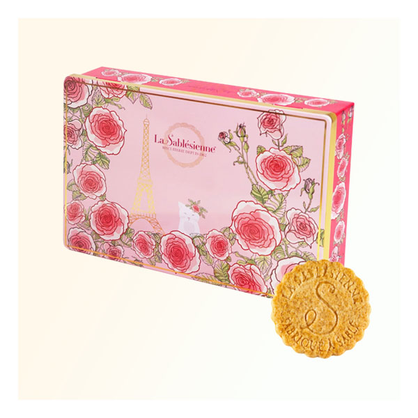 「巴黎晨光」金属铁盒：原味黄油沙布列酥 – 150g