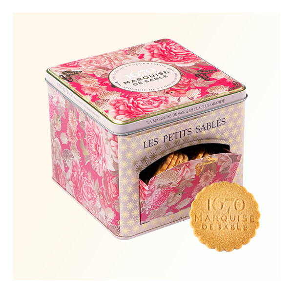 La Sablesienne 黄油饼干（花若盛开正方礼罐)  – 300g