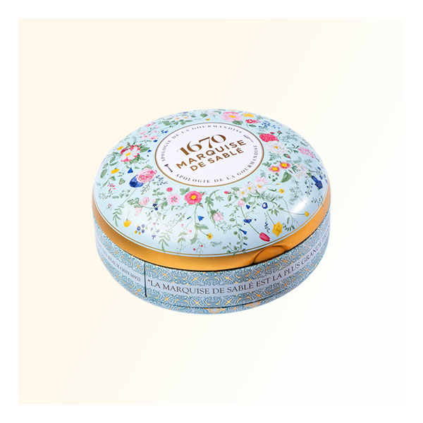 La Sablesienne 焦糖味饼干（花晨月夕圆礼罐） – 175g